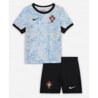 Camisa de Futebol Portugal Equipamento Secundário Infantil Europeu 2024 Manga Curta (+ Calças curtas)